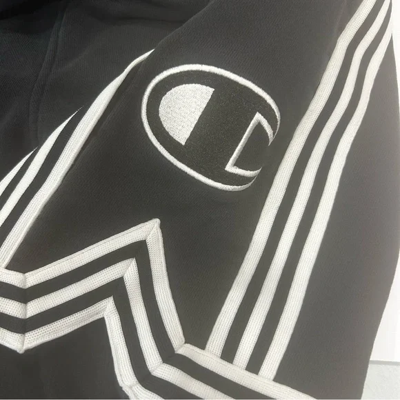 Champion reverse Weave shorts mens Size medium black white retro sporty casual - Picture 15 of 16